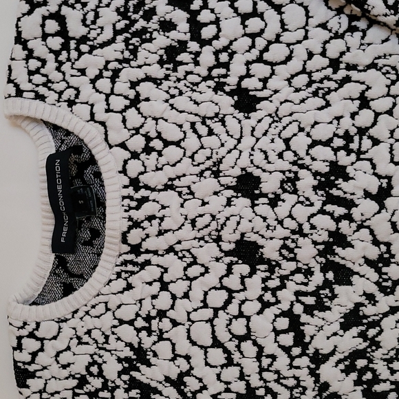 French Connection Black&White Pullover Sweater - Picture 13 of 16